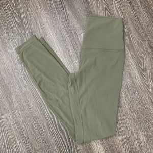Lululemon Align 7/8 length sage green size 4